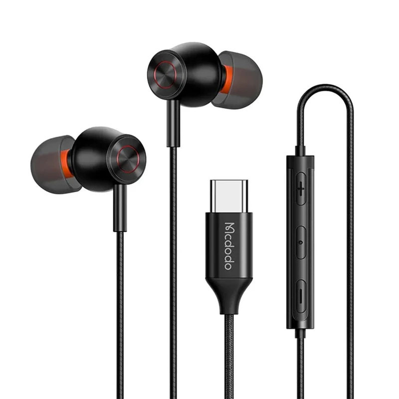 هندزفری سیمی مک دودو مدل Mcdodo HP-3490 in-ear, wired headphones با رابط USB-C