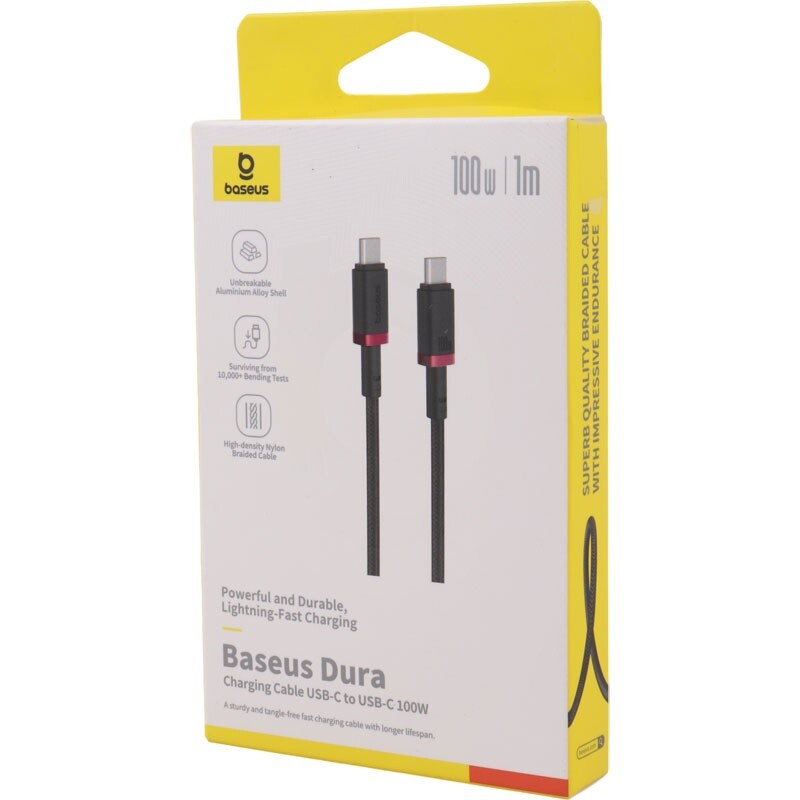 کابل 1 متری دو سر Type-C بیسوس 100 وات مدل Baseus P10377803U Type-C To Type-C 100W 1m Fast Charging Cable