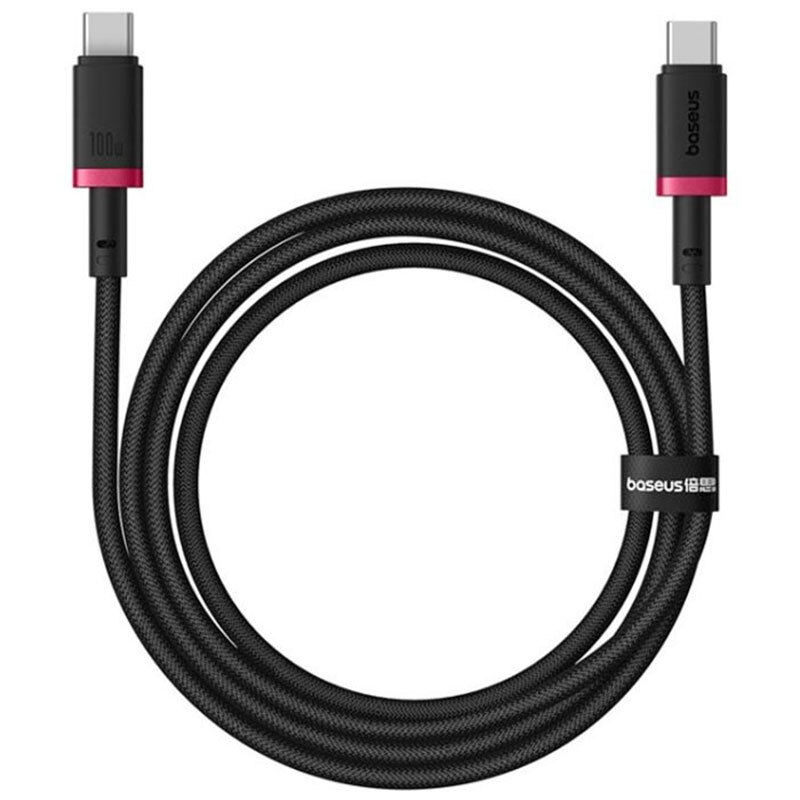 کابل 1 متری دو سر Type-C بیسوس 100 وات مدل Baseus P10377803U Type-C To Type-C 100W 1m Fast Charging Cable