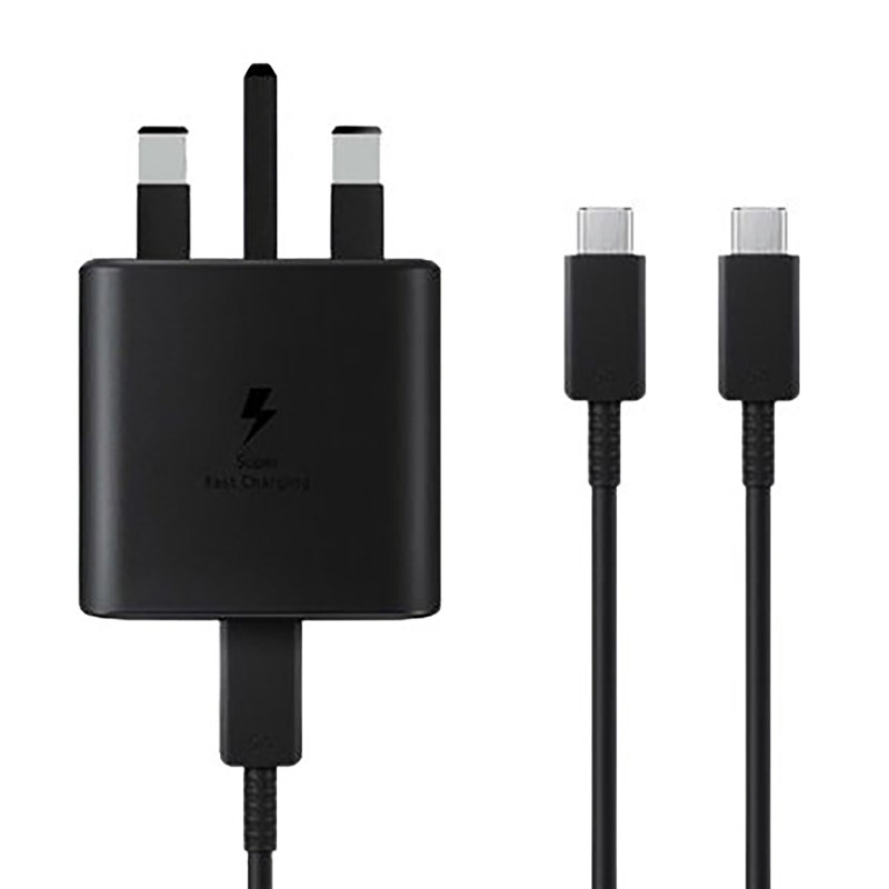 شارژر دیواری 45 وات سوپر فست شارژ سامسونگ اورجینال به همراه کابل Samsunge 45W PD Power Adapter EP-T4511XBEGGB