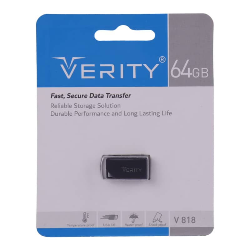 فلش مموری وریتی مدل V818 USB3 ظرفیت 64 گیگابایت