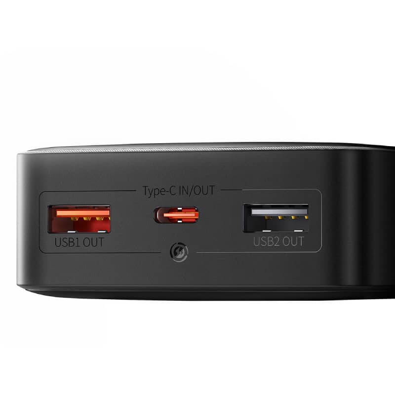 پاور بانک بیسوس ظرفیت 20000 میلی آمپر توان 25 وات Power Bank Baseus Bipow PPBD020301 25W