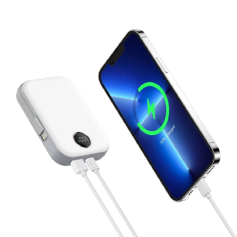 پاور بانک گرین لاین ظرفیت 10000 میلی آمپر مگ سیف Monaco MagSafe Power Bank 10000mAh