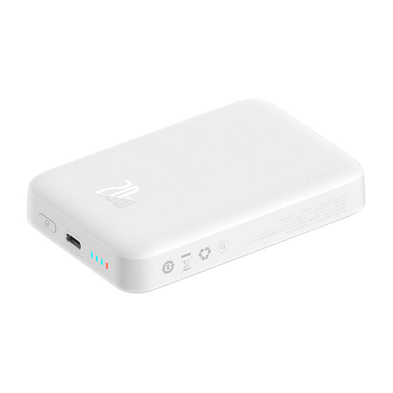 پاور بانک بیسوس ظرفیت 10000 میلی آمپر توان 20 وات مگ سیف Powerbank Baseus Magnetic Mini 10000mAh 20W