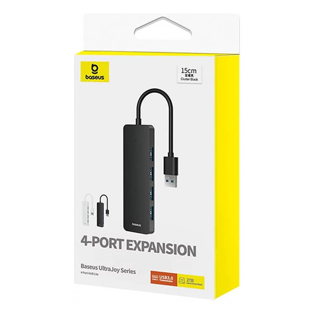 هاب چهار پورت USB بیسوس مدل Baseus UltraJoy Series B0005280B111-00 USB3.0 4Port HUB