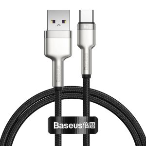 کابل 1 متری تایپ سی 66 وات بیسوس Baseus CAKF000101 Cafule Series 66W USB to USB-C