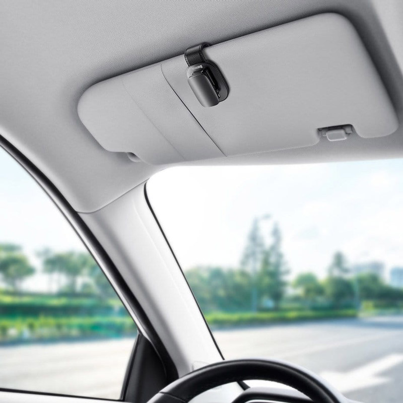 گیره نگهدارنده عینک خودرو بیسوس مدل Baseus Platinum Vehicle Eyewear Clip Clamping Type ACYJN-B