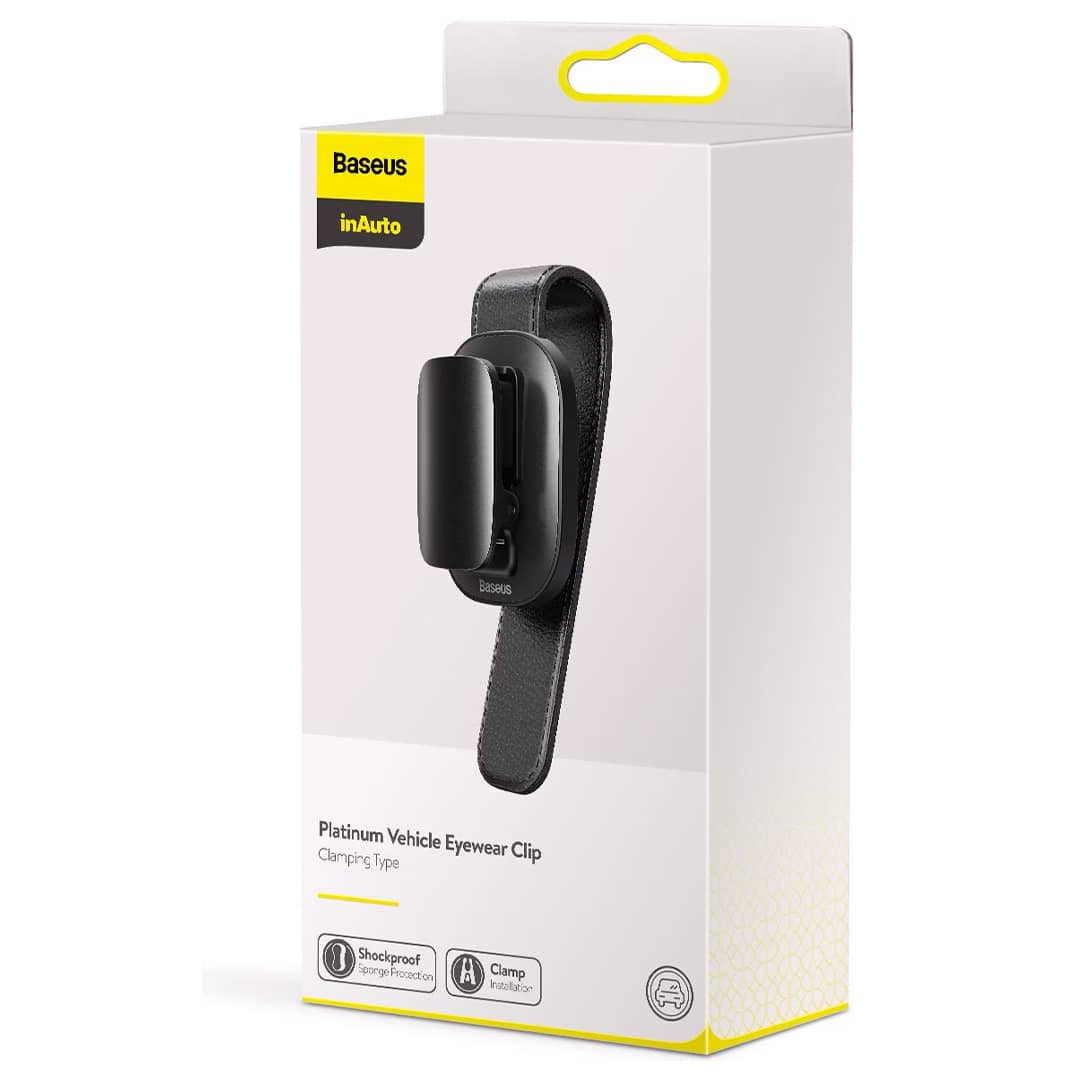 گیره نگهدارنده عینک خودرو بیسوس مدل Baseus Platinum Vehicle Eyewear Clip Clamping Type ACYJN-B