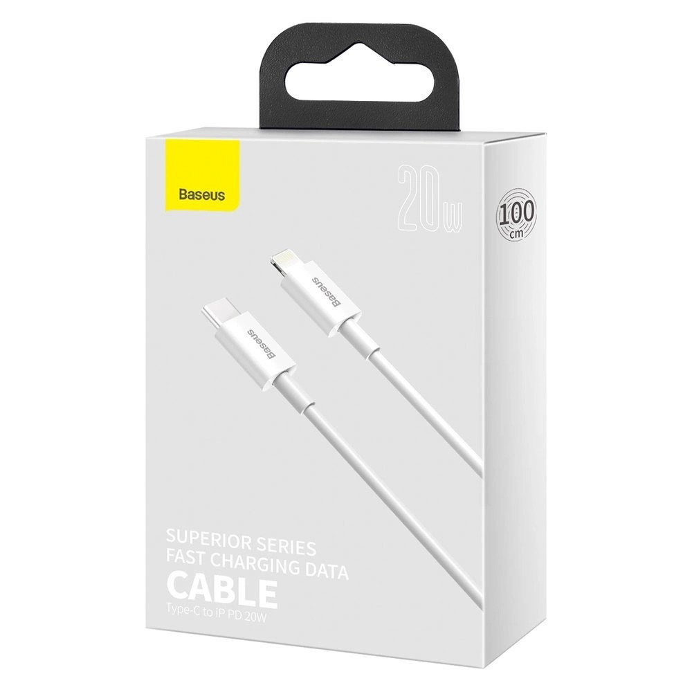 کابل کوتاه شارژ 20 سانتی بیسوس مدل Baseus CATLYS-01 Superior Type-C to Lightning Fast Data Cable 0.25m