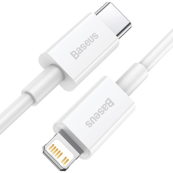 کابل کوتاه شارژ 20 سانتی بیسوس مدل Baseus CATLYS-01 Superior Type-C to Lightning Fast Data Cable 0.25m