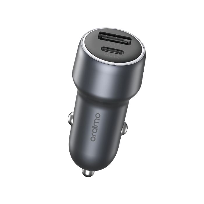 شارژر فندکی 38 وات اورایمو مدل Oraimo Bullet 38 OCC-72D Dual Port Car Charger 38W