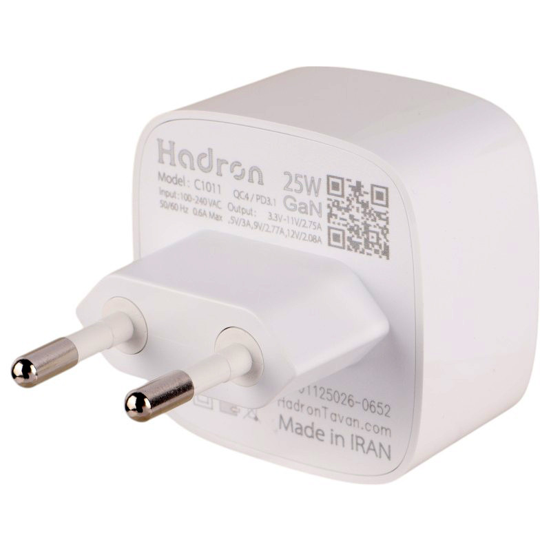 آداپتور شارژ 25 وات هادرون مدل Hadron c1011