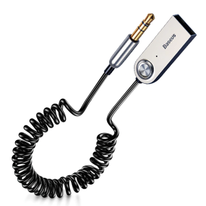 گیرنده بلوتوثی بیسوس مدل Baseus BA01 Audio Adapter Wireless Adapter Cable Car AUX 3.5mm Bluetooth CABA01-01
