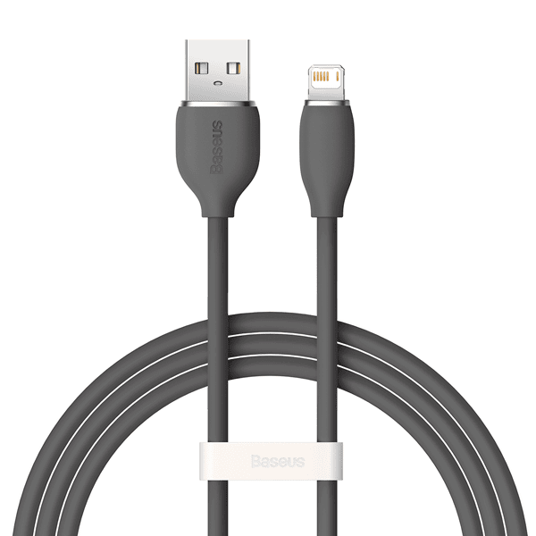 کابل لایتنینگ 1.2 متری سیلیکاژل بیسوس Baseus Jelly Liquid Silica Fast Charging Data Cable USB to iP 2.4A CAGD000001 1.2m
