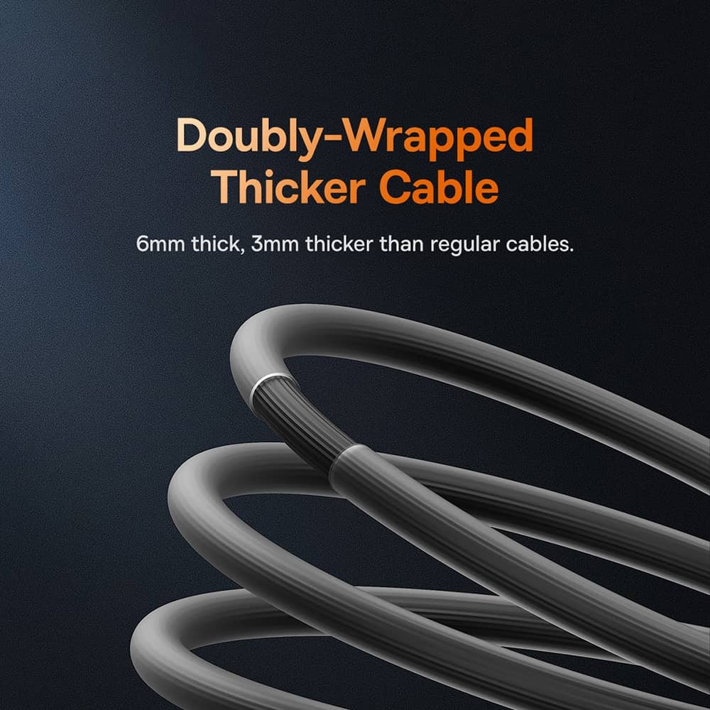 کابل لایتنینگ 1 متری بیسوس 2.4 آمپر مدل Baseus CoolPlay Series Fast Charging Cable USB to iP 2.4A 1m CAKW000401