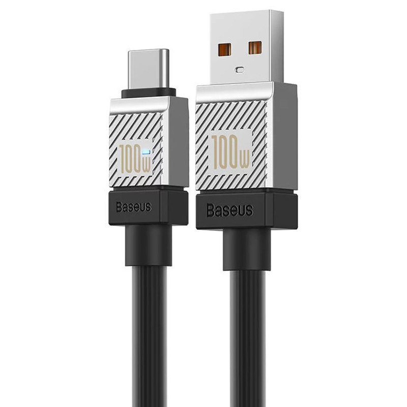 کابل شارژ 1 متری USB به Type-C بیسوس 100 وات مدل Baseus CoolPlay Series CAKW00060 Type-C 100W 1m Type-C Cable