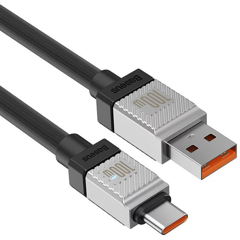 کابل شارژ 1 متری USB به Type-C بیسوس 100 وات مدل Baseus CoolPlay Series CAKW00060 Type-C 100W 1m Type-C Cable
