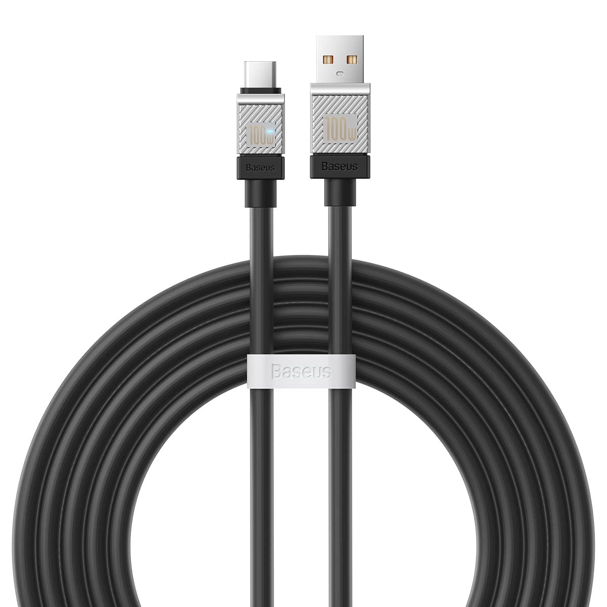 کابل تایپ سی 2 متری بیسوس 100 وات مدل Baseus CoolPlay Series Fast Charging Data USB to Type-C 100W 2M CAKW000702