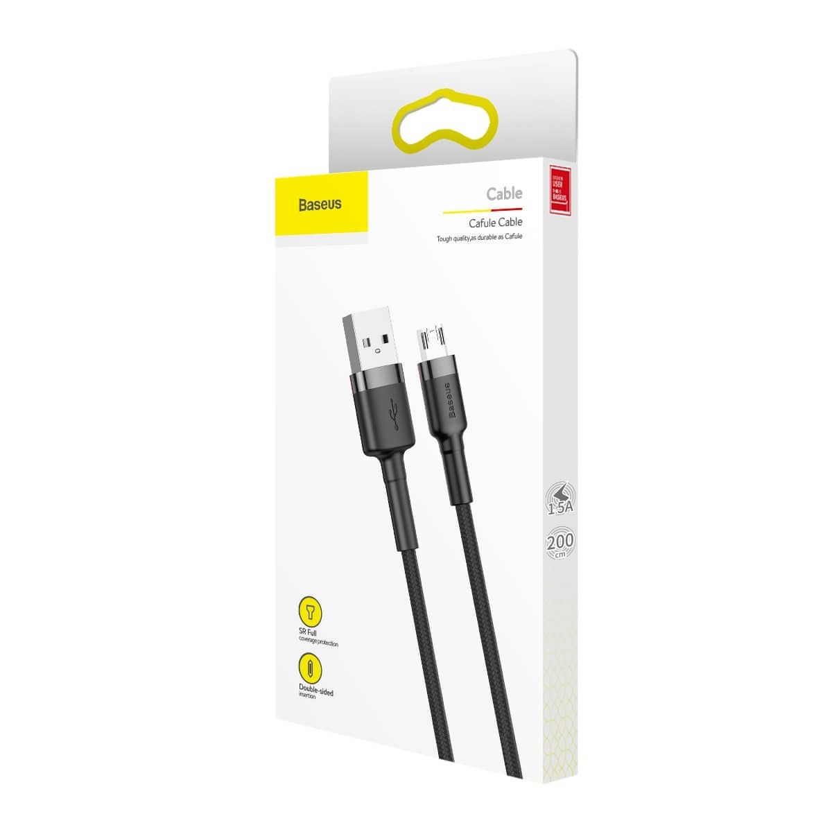 کابل 2 متری میکرو یو اس بی بیسوس Baseus CAMKLF-CG1 Cafule USB to microUSB Data Cable 2m