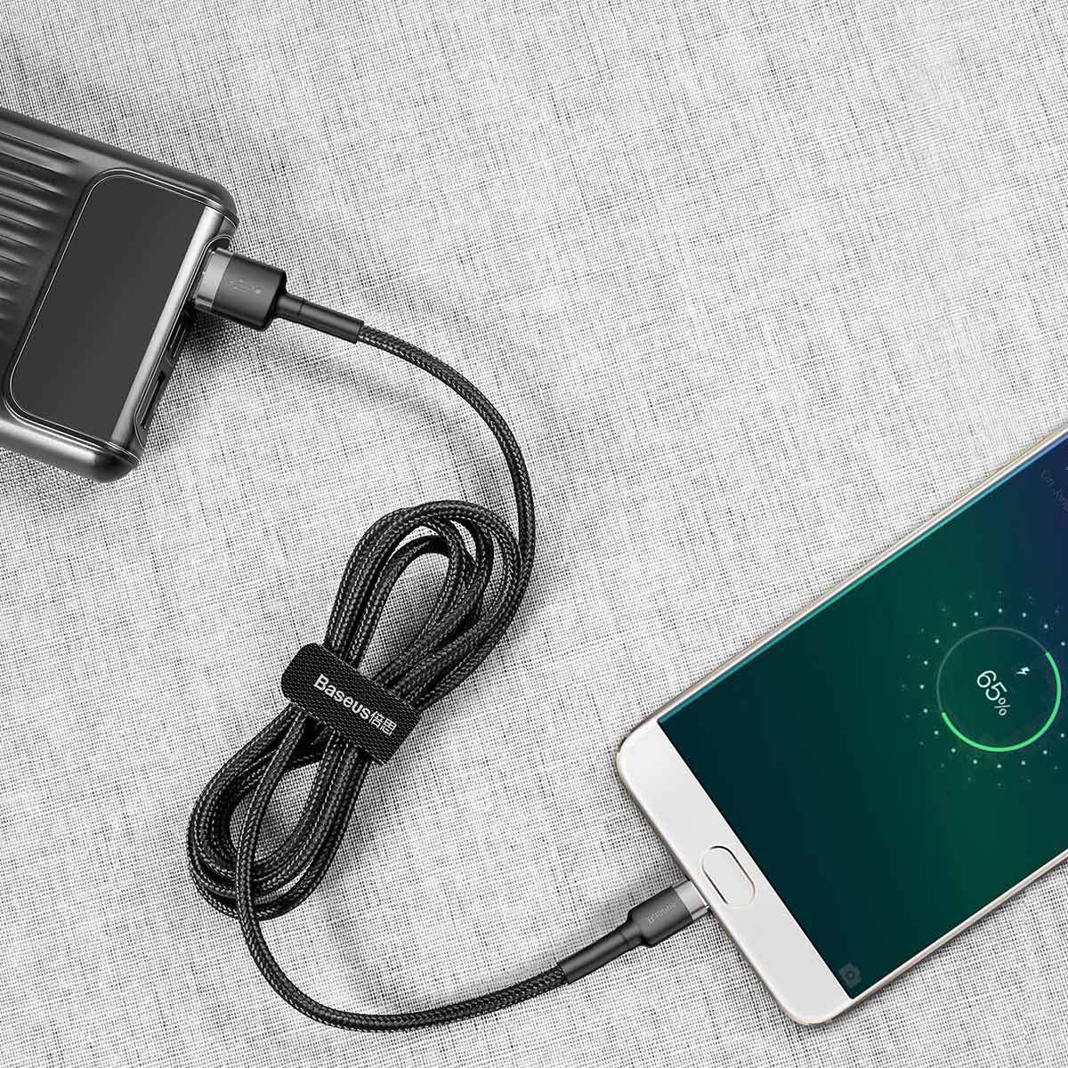 کابل 2 متری میکرو یو اس بی بیسوس Baseus CAMKLF-CG1 Cafule USB to microUSB Data Cable 2m