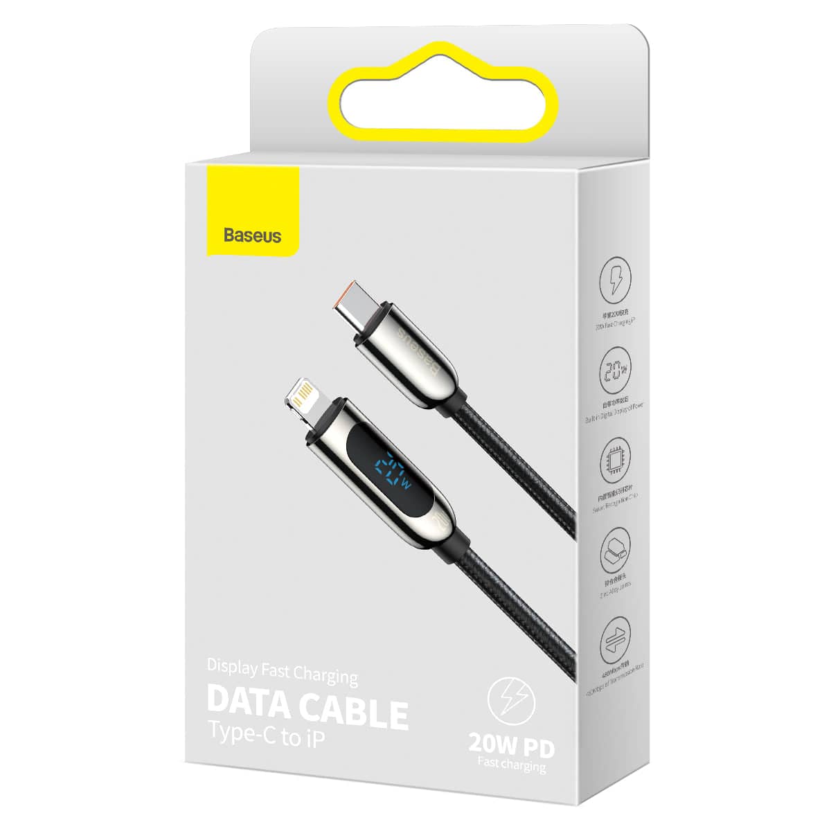 کابل تایپ سی به لایتنینگ 20 وات بیسوس 1 متری مدل Baseus CATLSK-A01 Type-C to Lightning PD 20W 2.22A 1m Cable