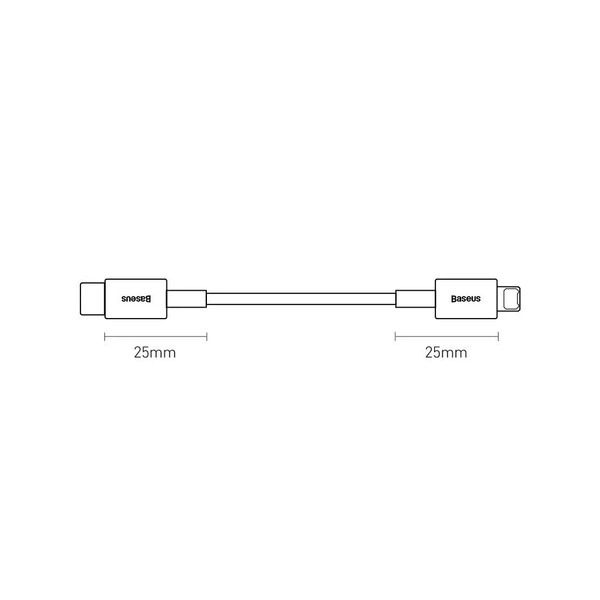 کابل شارژ لایتنینگ به تایپ سی 1 متری بیسوس مدل Baseus iP Cable CATLYS-A01