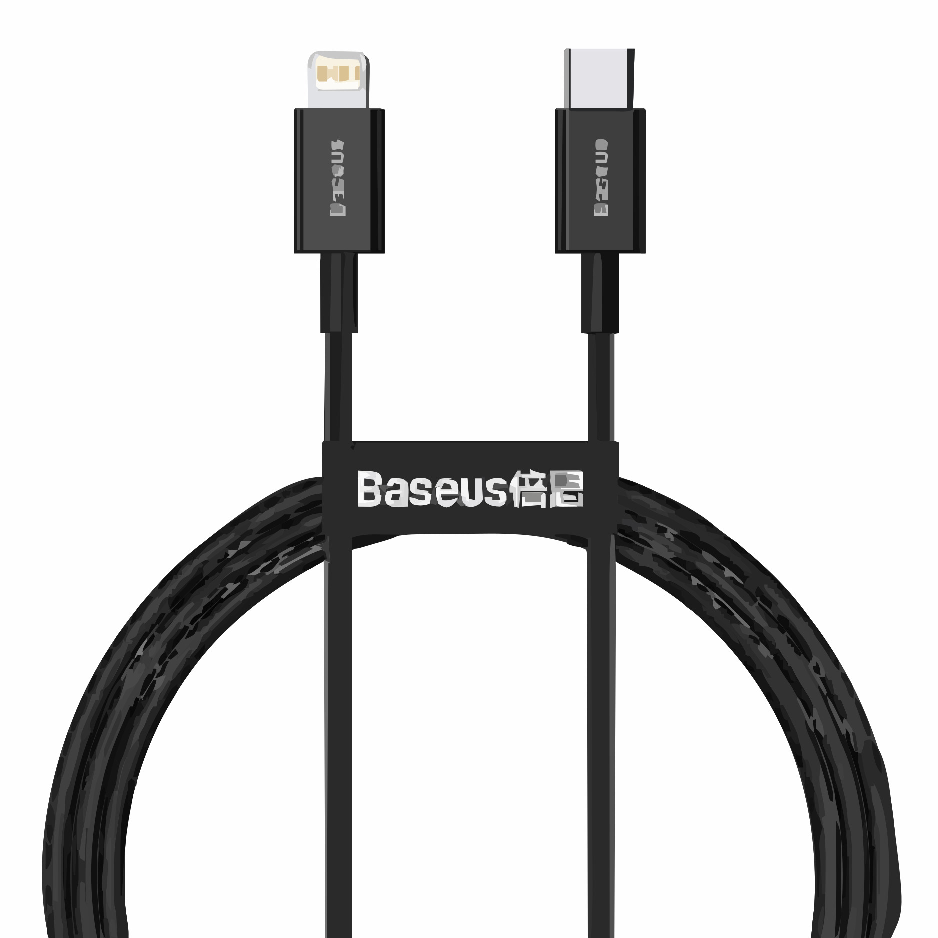 کابل شارژ لایتنینگ به تایپ سی 1 متری بیسوس مدل Baseus iP Cable CATLYS-A01