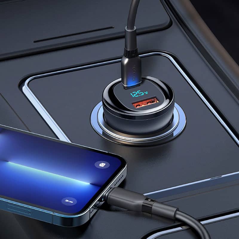 شارژر فندکی 95 وات مک دودو فست شارژ مدل Mcdodo CC-5670 5A QC3.0 PD 95W Car Charger