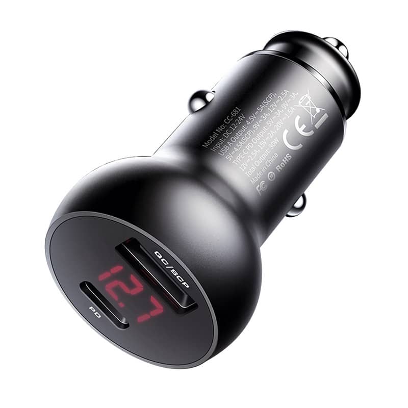 شارژر فندکی 30 وات مک دودو فست شارژ مدل Mcdodo CC-6810 QC3 5A