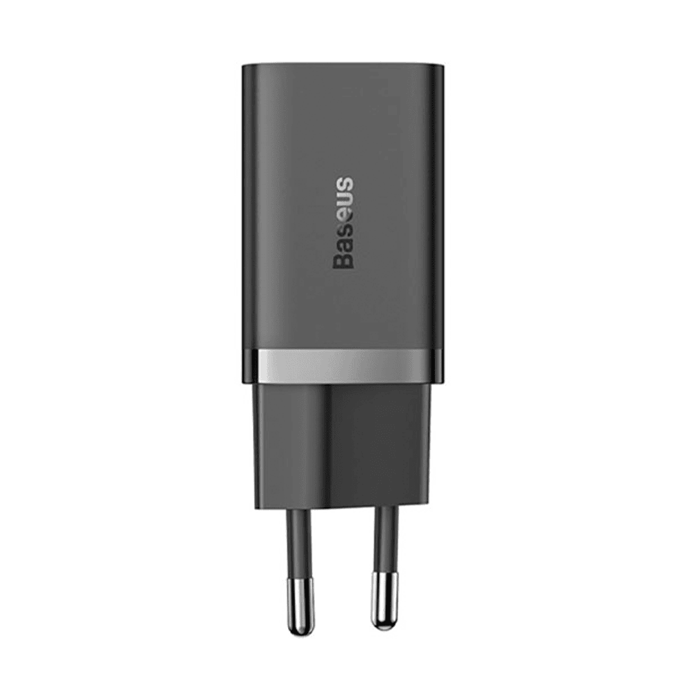 شارژر دیواری 40 وات بیسوس مدل Baseus GaN5 Pro Fast Charger C+C 40W EU CCGAN40CE-M