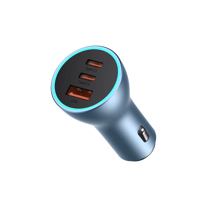 شارژر فندکی 65 وات بیسوس مدل Baseus Golden Contactor Pro Car Charger 65W U+C+C CCJDZ65-UC
