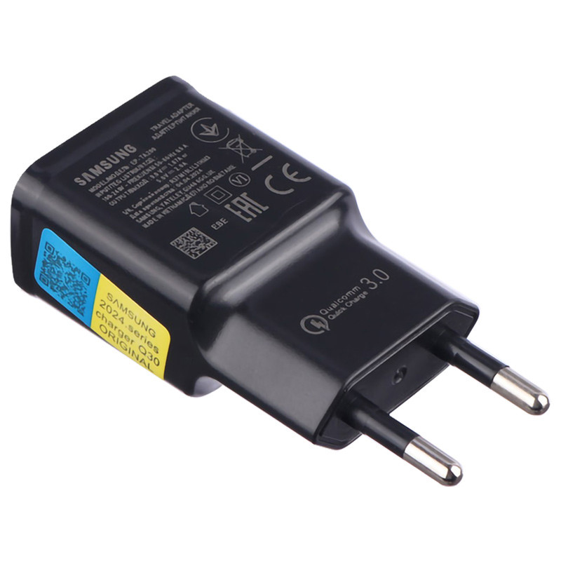 شارژر دیواری 15 وات فست شارژ سامسونگ به همراه کابل مدل Samsung EP-TA200 2A 15W Fast Wall Charger With Type-C Cable