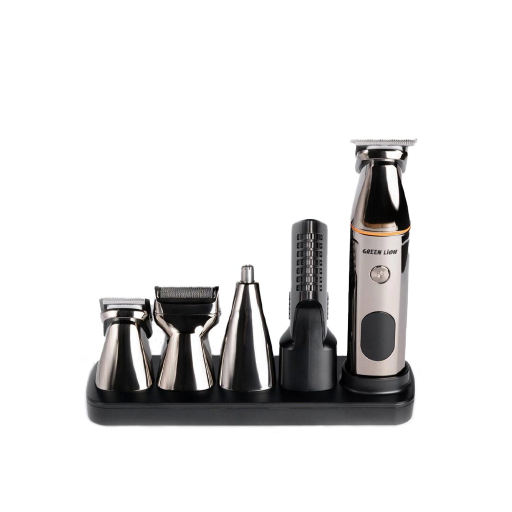 ماشین ریش تراش 5 کاره گرین لاین مدل Green Lion 5 In 1 Multi-Function Hair Clipper Set GN5IN1MHTRMBK