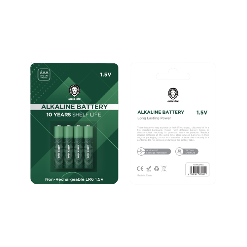 باتری قلمی گرین لاین آلکالاین مدل Green Lion GNAKBAA LR6 1.5V Alkaline AA Battery