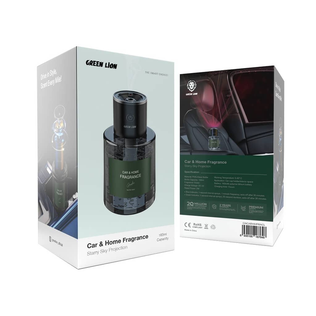 خوشبو کننده هوای گرین لاین مدل Green Lion Car And Home Fragrance GNCARHMFRACL