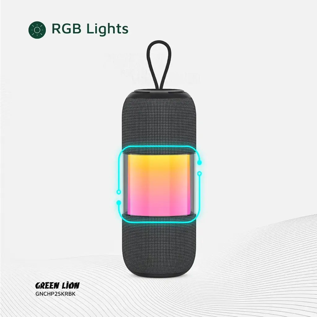 اسپیگر بلوتوثی گرین لاین مدل Green Lion Change Pro RGB Portable Speaker GNCHP2SKRBK
