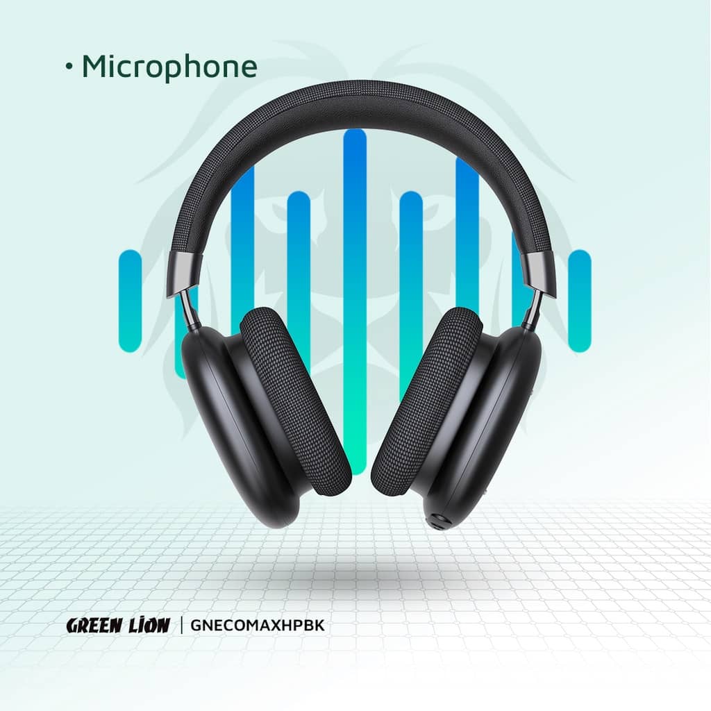 هدفون بلوتوثی گرین لاین مدل Green Lion Echo Max Headphone GNECOMAXHPBK