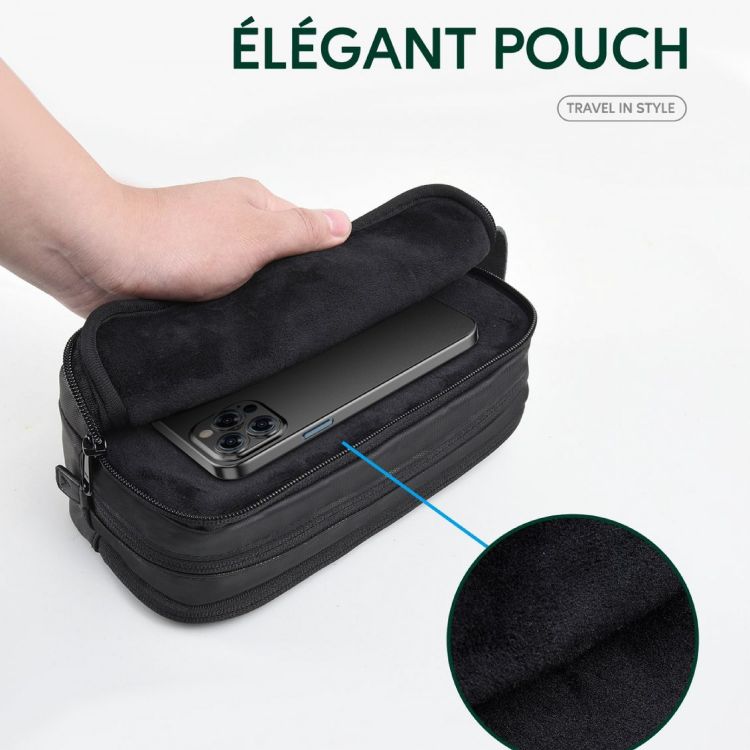 کیف لوازم جانبی گرین لاین مدل Green Lion Elegant Pouch GNEPCHBK