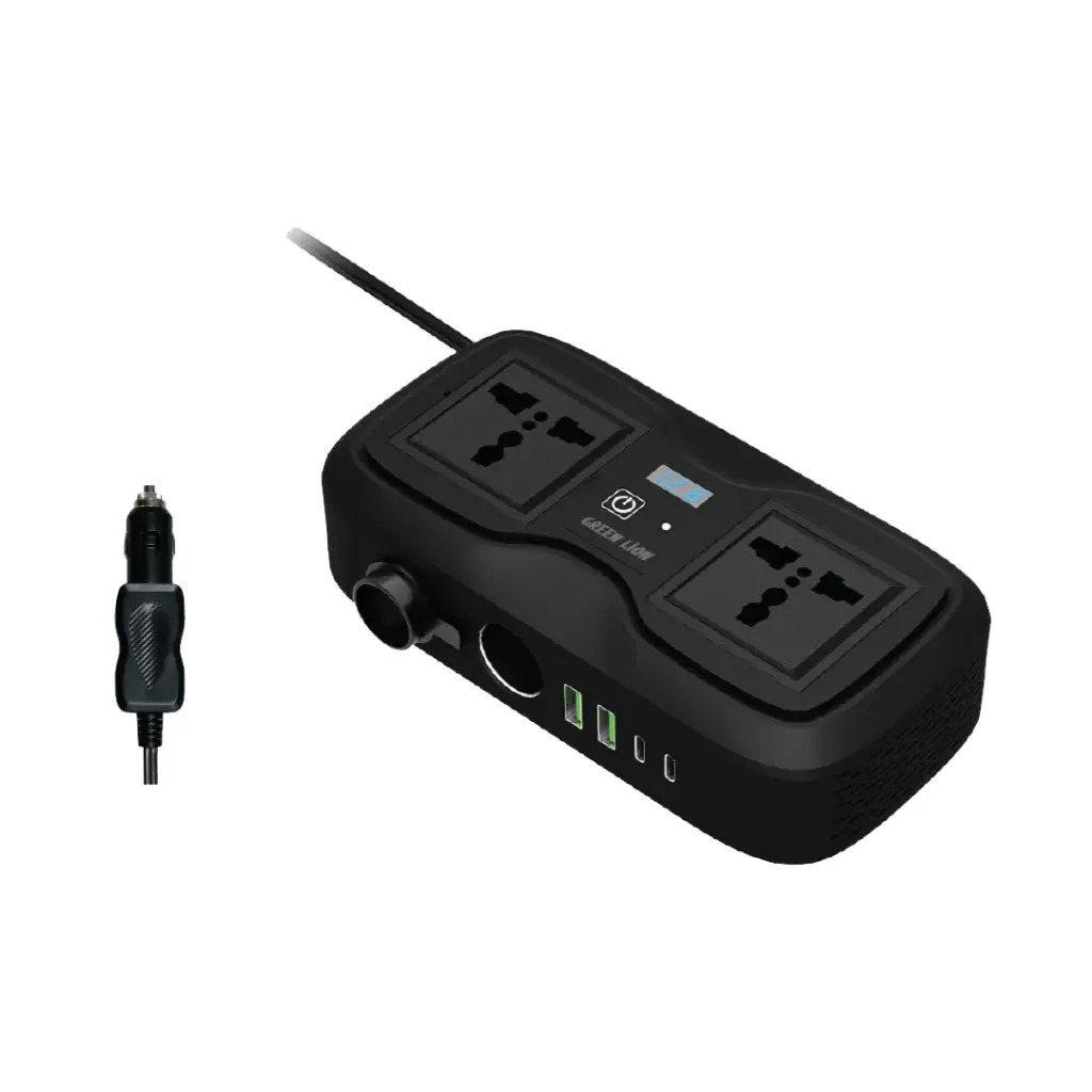 اینورتر 200 وات گرین لاین مدل Green Lion GC-233 Power Inverter GNGC233PIBK