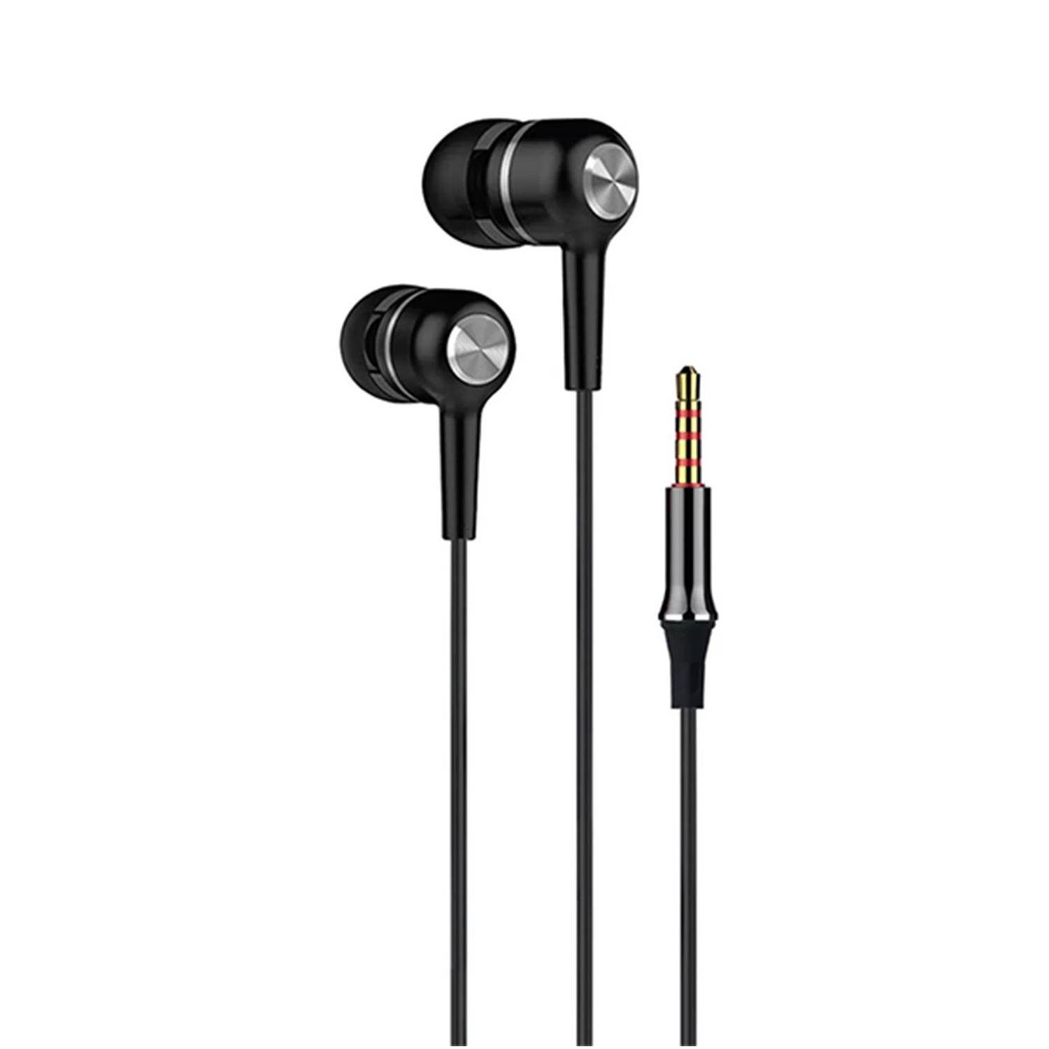 هندزفری سیمی گرین لاین مدل Green Lion Metal Earphone GNMTLEARBK