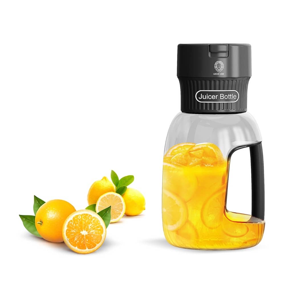 مخلوط کن شارژی گرین لاین با گنجایش 1 لیتر مدل Mega Portable Blender GNMPBLDRBK