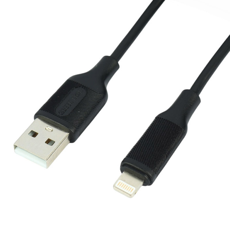کابل لایتنینگ گرین لاین 1 متری مدل Green Lion GNPVCATLBK 2.4A 1m Lightning Cable