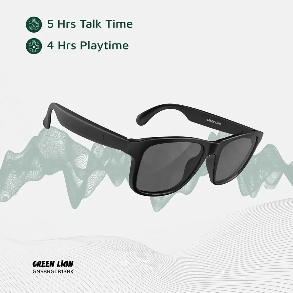 عینک هوشمند سیدنی گرین لاین مدل Green Lion Sydney Smart Glasses GNSDNGLSBK