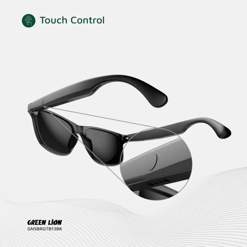 عینک هوشمند سیدنی گرین لاین مدل Green Lion Sydney Smart Glasses GNSDNGLSBK