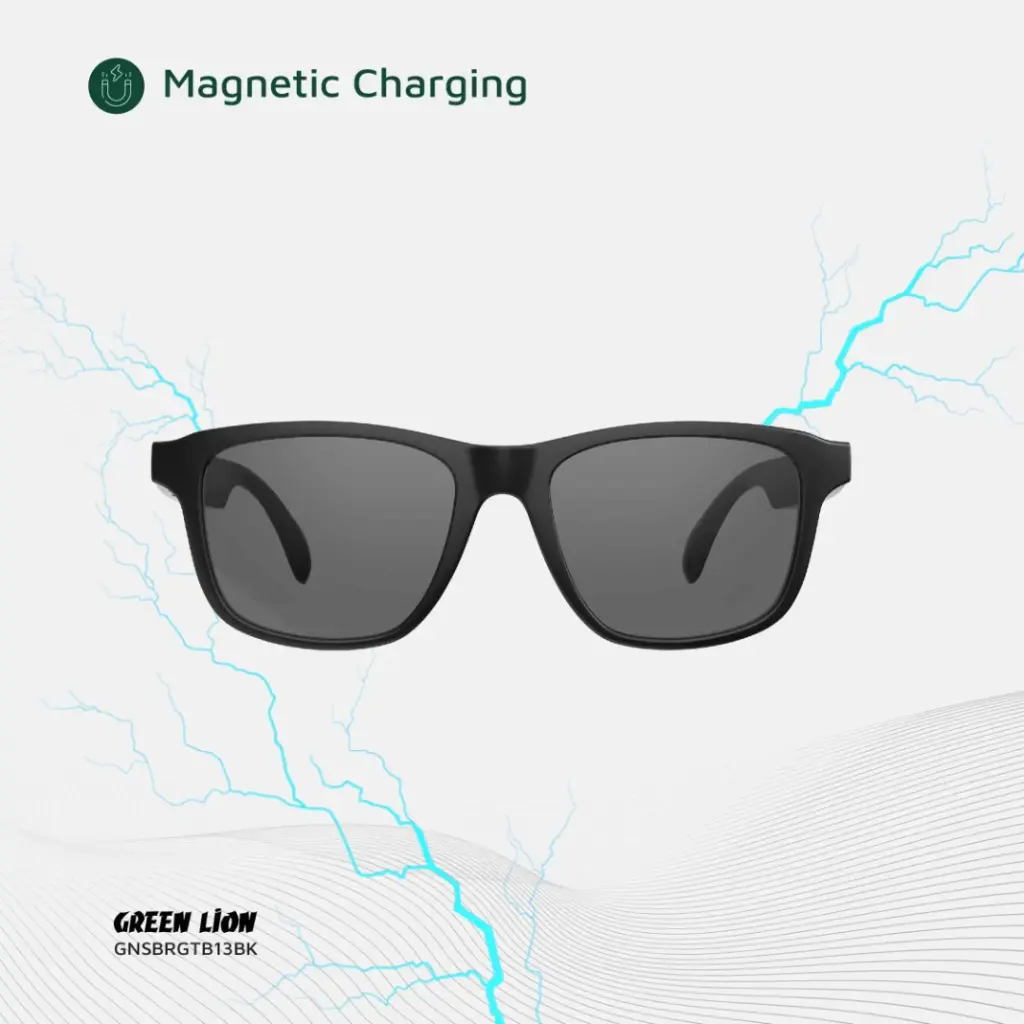 عینک هوشمند سیدنی گرین لاین مدل Green Lion Sydney Smart Glasses GNSDNGLSBK