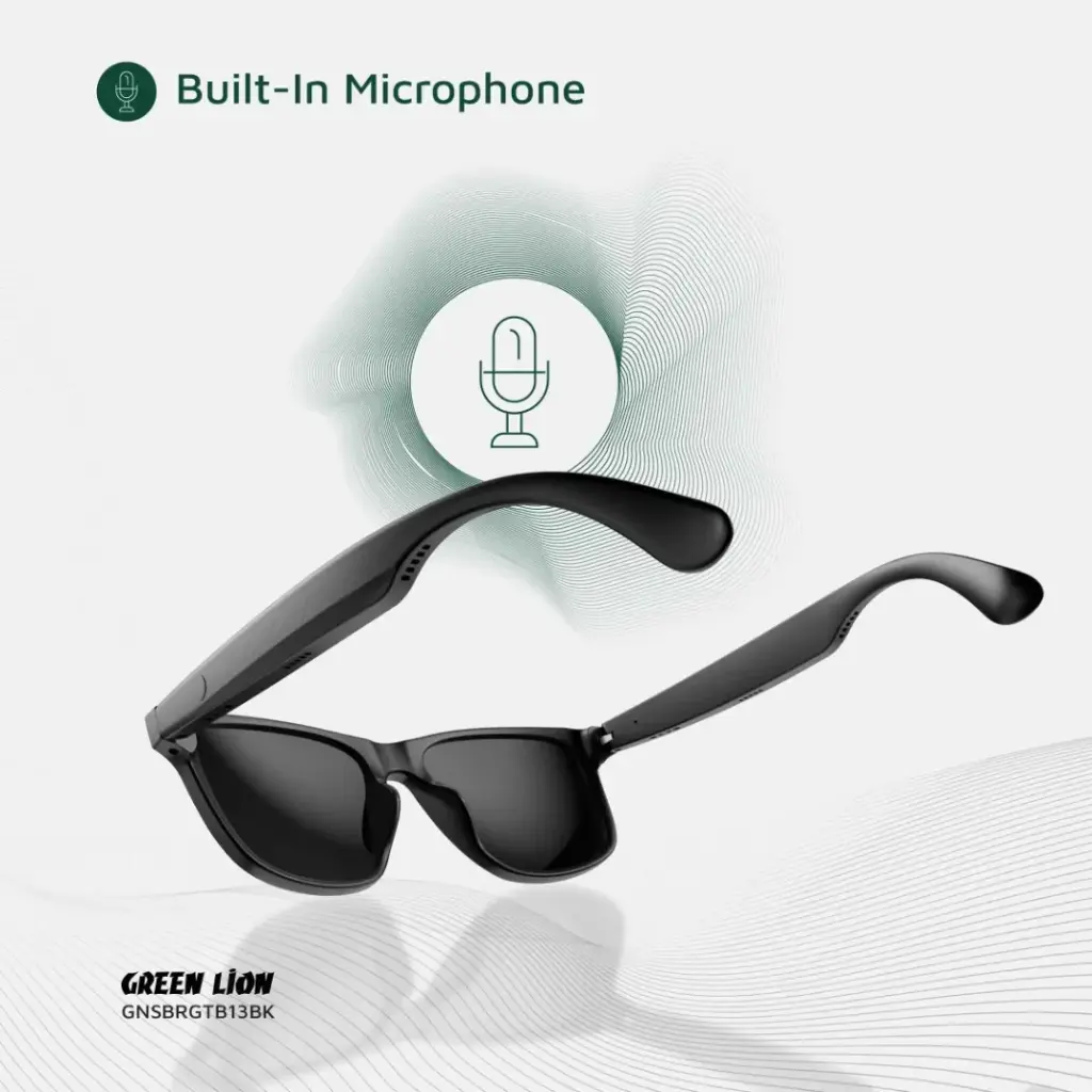 عینک هوشمند سیدنی گرین لاین مدل Green Lion Sydney Smart Glasses GNSDNGLSBK