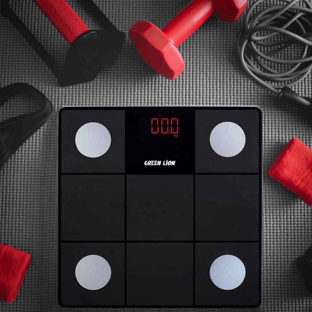 ترازوی هوشمند گرین لاین مدل Green Lion Smart Body Scale GNSFSCLEBK