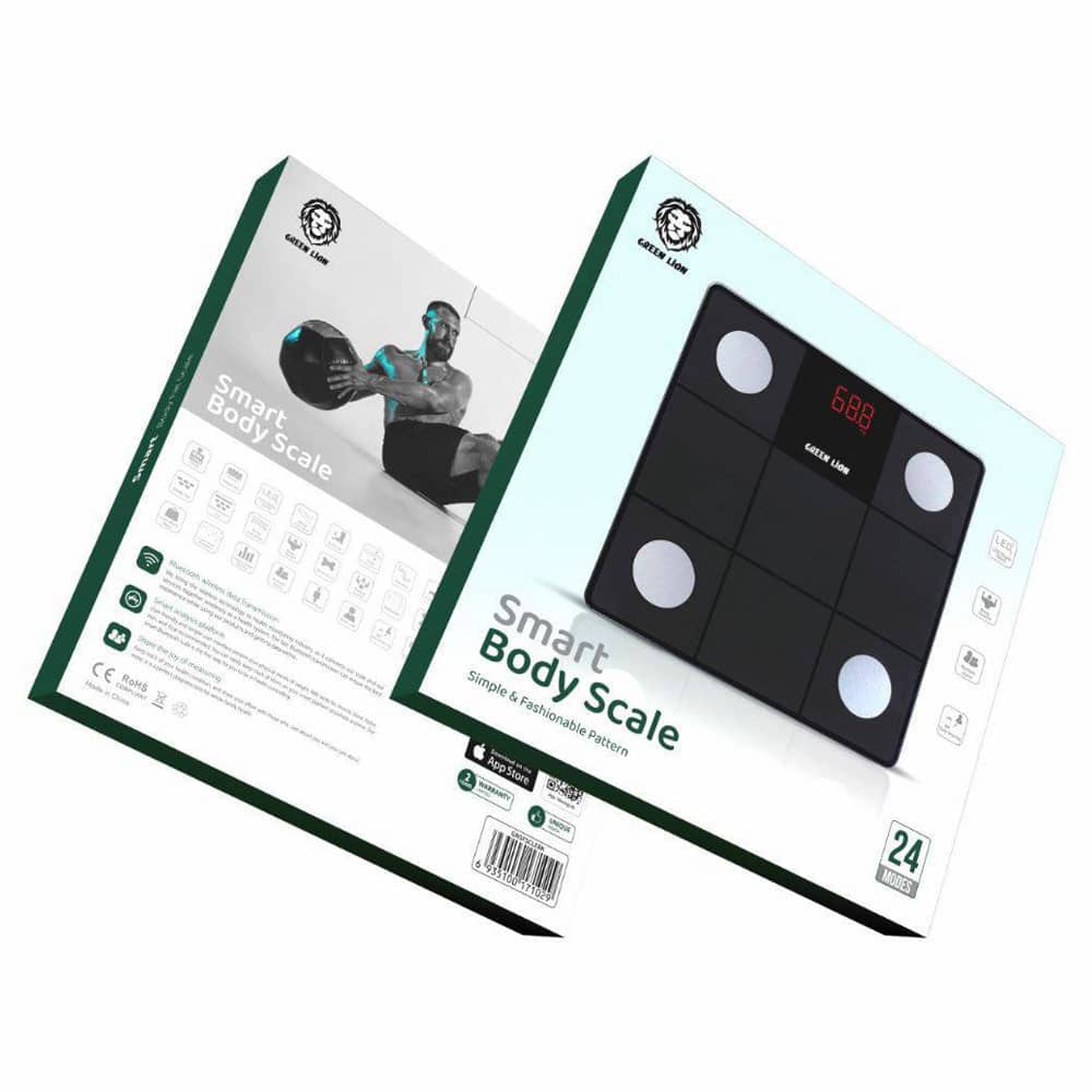 ترازوی هوشمند گرین لاین مدل Green Lion Smart Body Scale GNSFSCLEBK