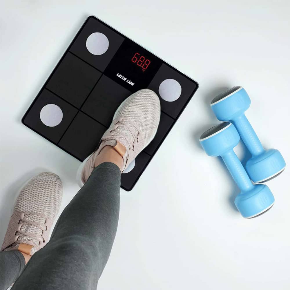 ترازوی هوشمند گرین لاین مدل Green Lion Smart Body Scale GNSFSCLEBK