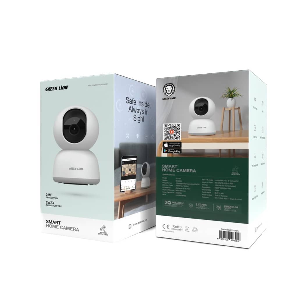 دوربین هوشمند گرین لاین مدل Green Lion Smart Home Camera GNSMHMECMWH